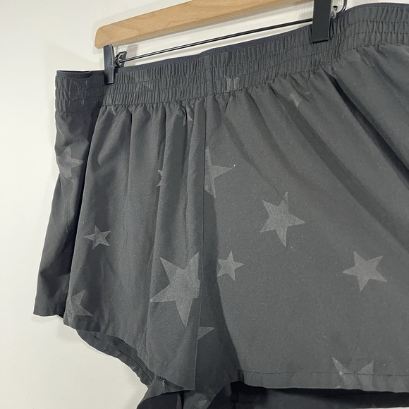 GapFit Black Star‎ Athletic Lined Running Shorts Women's XL - Picture 3 of 7